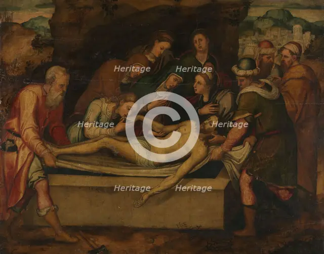 The burial, probably last half of 16th century. Creator: Unknown.
