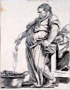 The Butcher c1745-1805 Artist: Jean-Baptiste Greuze