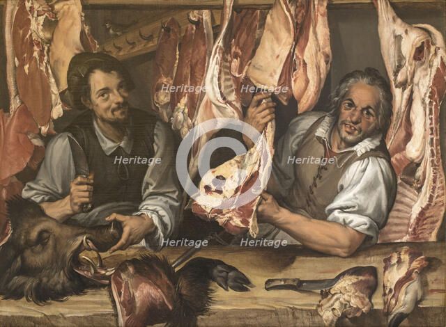 The Butcher Shop (La Macelleria) . Creator: Passerotti (Passarotti), Bartolomeo (1529-1592).
