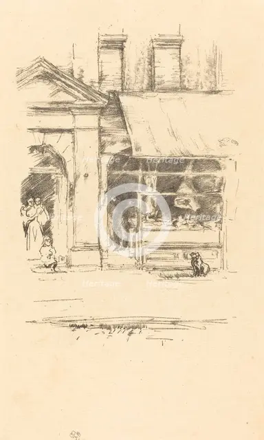 The Butcher's Dog, 1896. Creator: James Abbott McNeill Whistler.