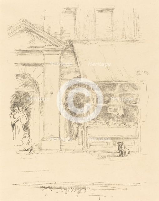 The Butcher's Dog, 1896. Creator: James Abbott McNeill Whistler.
