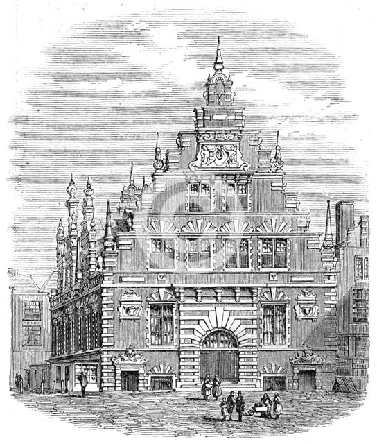 The Butchers' Market, Haarlem, 1861. Creator: Unknown.