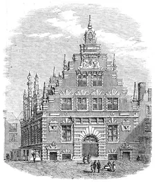 The Butchers Market, Haarlem, 1861. Creator: Unknown