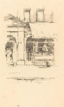The Butcher's Dog, 1896. Creator: James Abbott McNeill Whistler