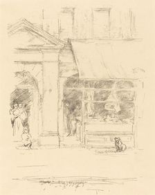 The Butcher's Dog, 1896. Creator: James Abbott McNeill Whistler