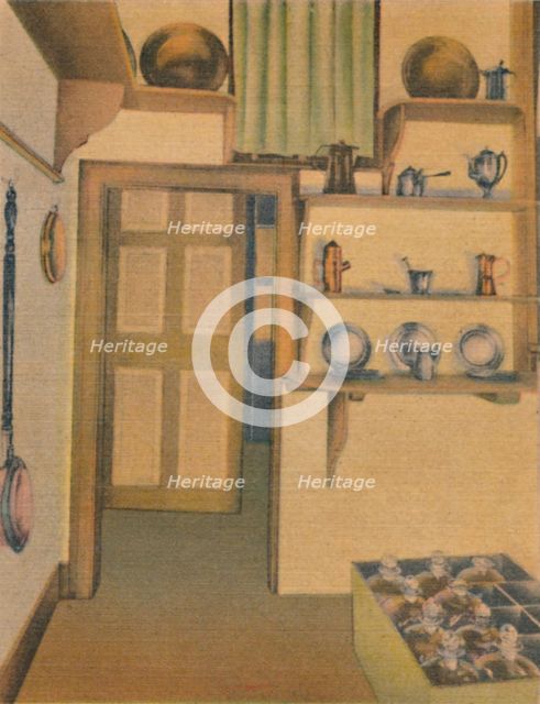 'The Butler's Pantry', 1946. Artist: Unknown.
