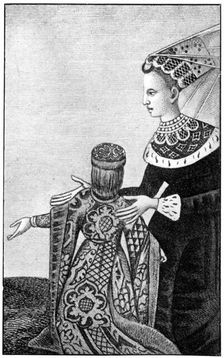 The butterfly headdress, 15th century, (1910)