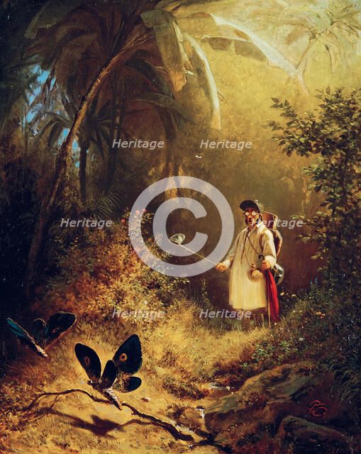 The Butterfly Hunter, c. 1840.