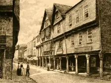The Butterwalk, Dartmouth 1898. Creator: Unknown