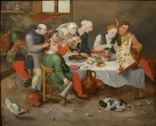 The Bacchus Singers , 1580. Creator: Bosch, Hieronymus, (School)