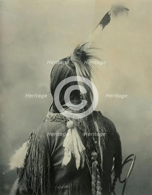 The back of an Omaha Indian, 1899. Creator: Frank A. Rinehart.