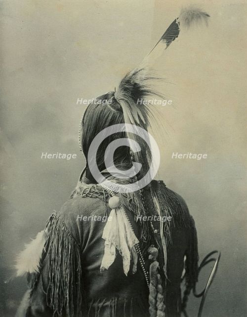 The back of an Omaha Indian, 1899. Creator: Frank A. Rinehart.
