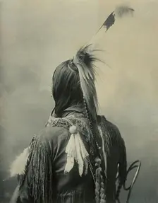 The back of an Omaha Indian, 1899. Creator: Frank A. Rinehart
