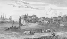 The Back of Bathing Houses 1820. Artist: John Shury