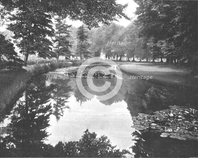 The Backwater at Hampton Court, Richmond, London, 1894. Creator: Unknown.