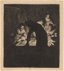 The Backgammon Players, c. 1630. Creator: Jan Georg van Vliet