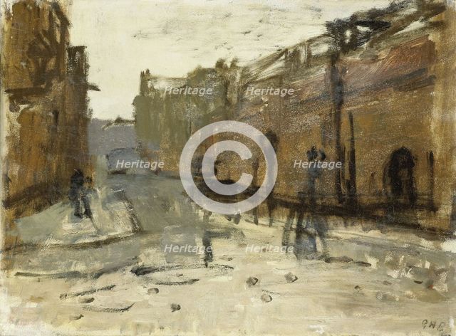 The Baan in Rotterdam, 1880-1923.  Creator: George Hendrik Breitner.