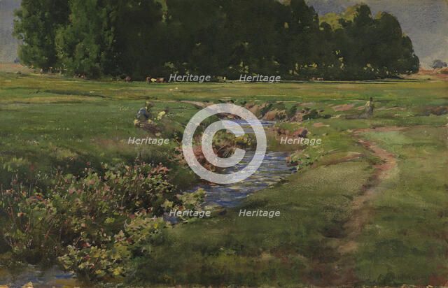 The Babbling Brook, n.d. Creator: William Henry Holmes.