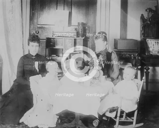 The babes of the White House, c1889. Creator: Frances Benjamin Johnston.