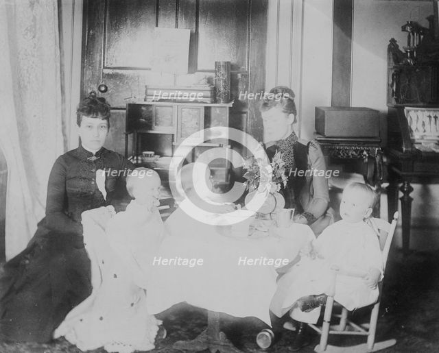 The babes of the White House, c1889. Creator: Frances Benjamin Johnston.