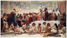 The Babylonian Marriage Market 1915. Creator: Ernest Wellcousins