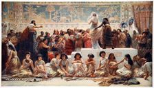 The Babylonian Marriage Market 1915. Creator: Ernest Wellcousins
