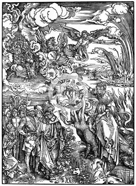 'The Babylonian Whore', 1498, (1936).  Artist: Albrecht Dürer