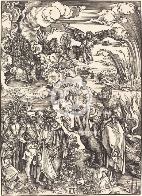 The Babylonian Whore, probably c. 1496/1498. Creator: Albrecht Durer.