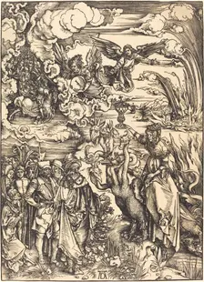 The Babylonian Whore, probably c. 1496/1498. Creator: Albrecht Durer