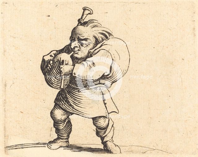 The Bagpipe Player, c. 1622. Creator: Jacques Callot.