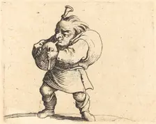 The Bagpipe Player, c. 1622. Creator: Jacques Callot