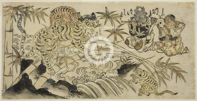 The Bad Tiger Cub, c. 1730. Creator: Unknown.