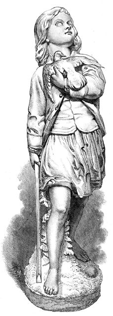 "The Baffled Hawk", by A. Munro, in the exhibition of the Royal Academy, 1868. Creator: Unknown.