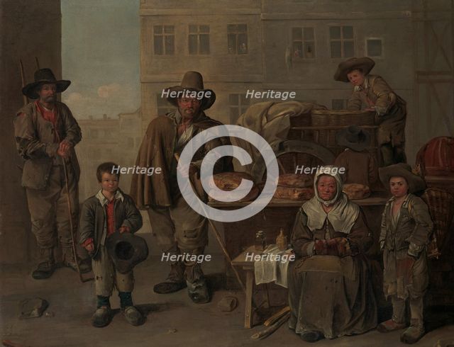 The Baker's Cart, 1656. Creator: Jean Michelin.