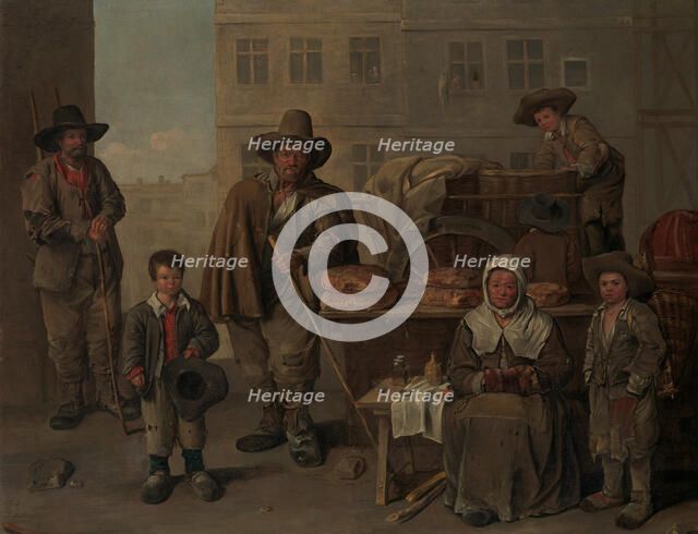 The Baker's Cart, 1656. Creator: Jean Michelin.