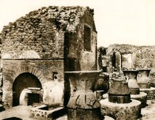The bakery and mill, Pompeii, Italy, c1900s. Creator: Unknown