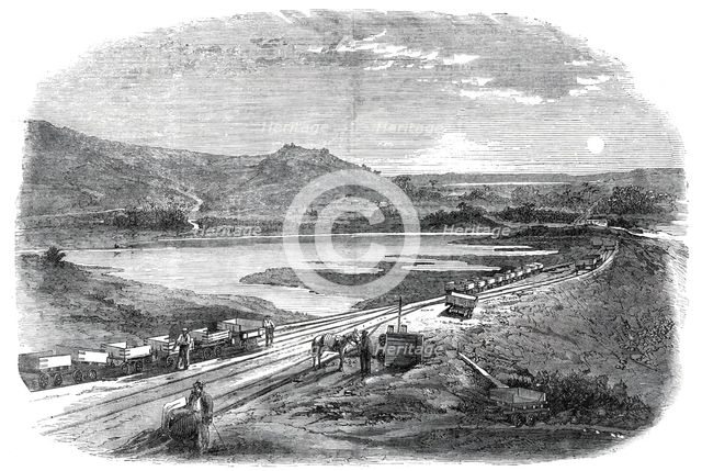 The Bahia Railway, Brazil: Paripe Valley - from a photograph by B. Mulock, 1860.  Creator: Unknown.