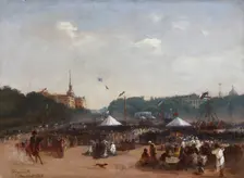 The Balagans on the Field of Mars in Saint Petersburg, 1869