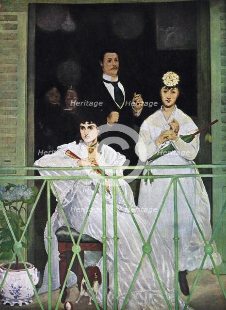 'The Balcony', 1868-1869.Artist: Edouard Manet