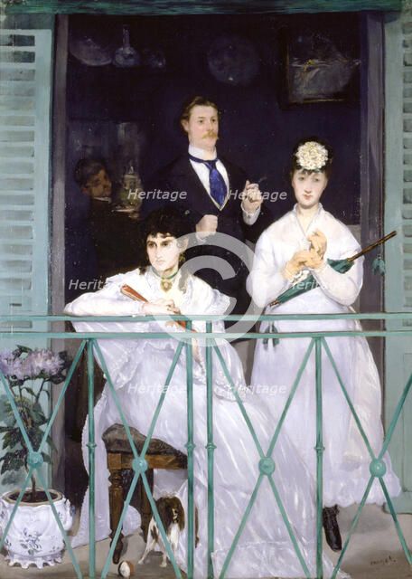 'The Balcony', 1868. Artist: Edouard Manet
