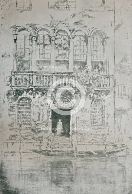 'The Balcony', 1879-1880, (1925). Creator: James Abbott McNeill Whistler.