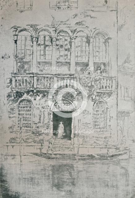 'The Balcony', 1879-1880, (1925). Creator: James Abbott McNeill Whistler.