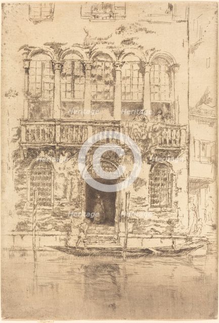 The Balcony, 1879/1880. Creator: James Abbott McNeill Whistler.