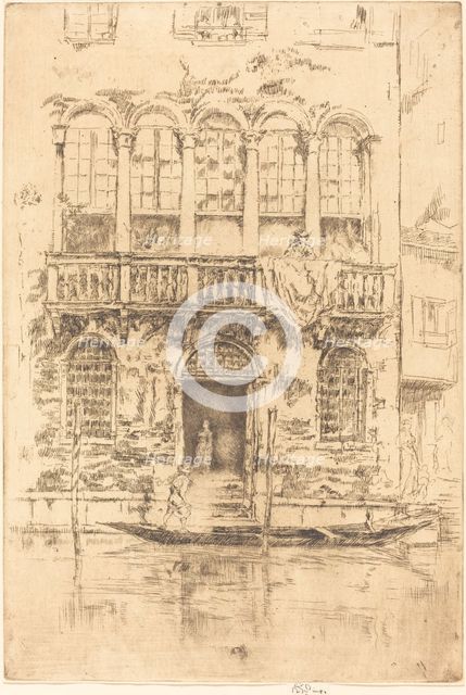 The Balcony, 1879/1880. Creator: James Abbott McNeill Whistler.
