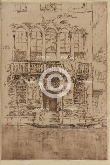 The Balcony, 1879-1880. Creator: James Abbott McNeill Whistler.