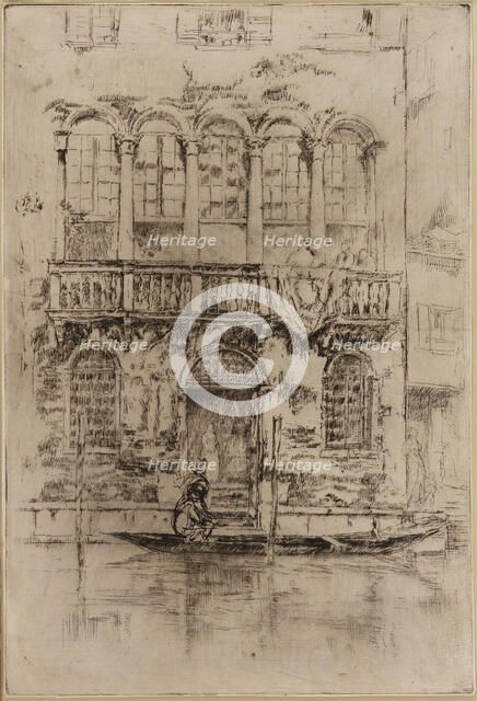 The Balcony, 1879-1880. Creator: James Abbott McNeill Whistler.