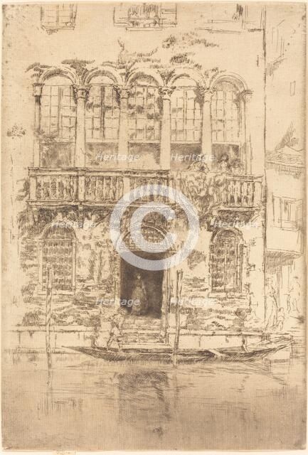 The Balcony, 1879/1880. Creator: James Abbott McNeill Whistler.