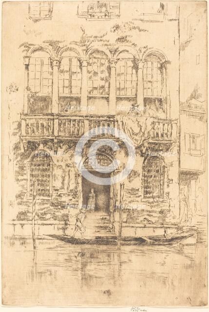 The Balcony, 1879/1880. Creator: James Abbott McNeill Whistler.