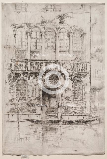 The Balcony, 1886. Creator: James McNeill Whistler (American, 1834-1903).
