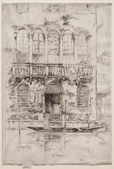 The Balcony, 1886. Creator: James McNeill Whistler (American, 1834-1903)